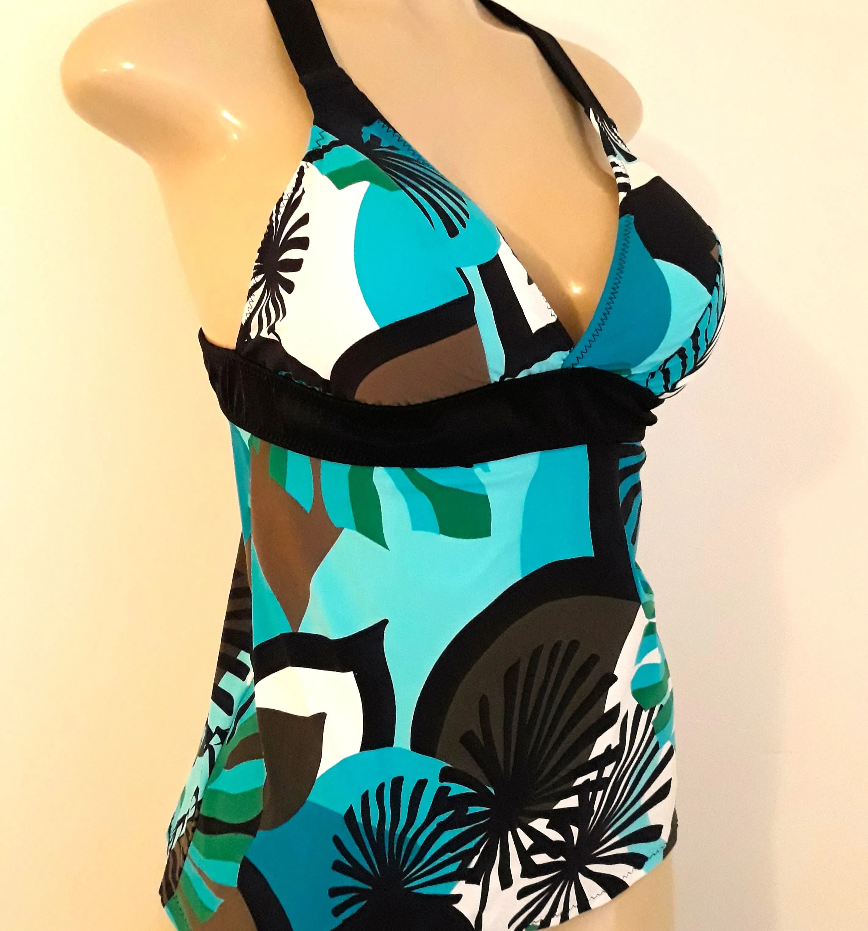 Open Back Tankinis Rib Band