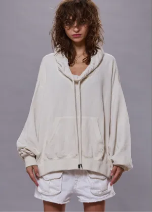 R13 Funnel Neck Cropped Popover