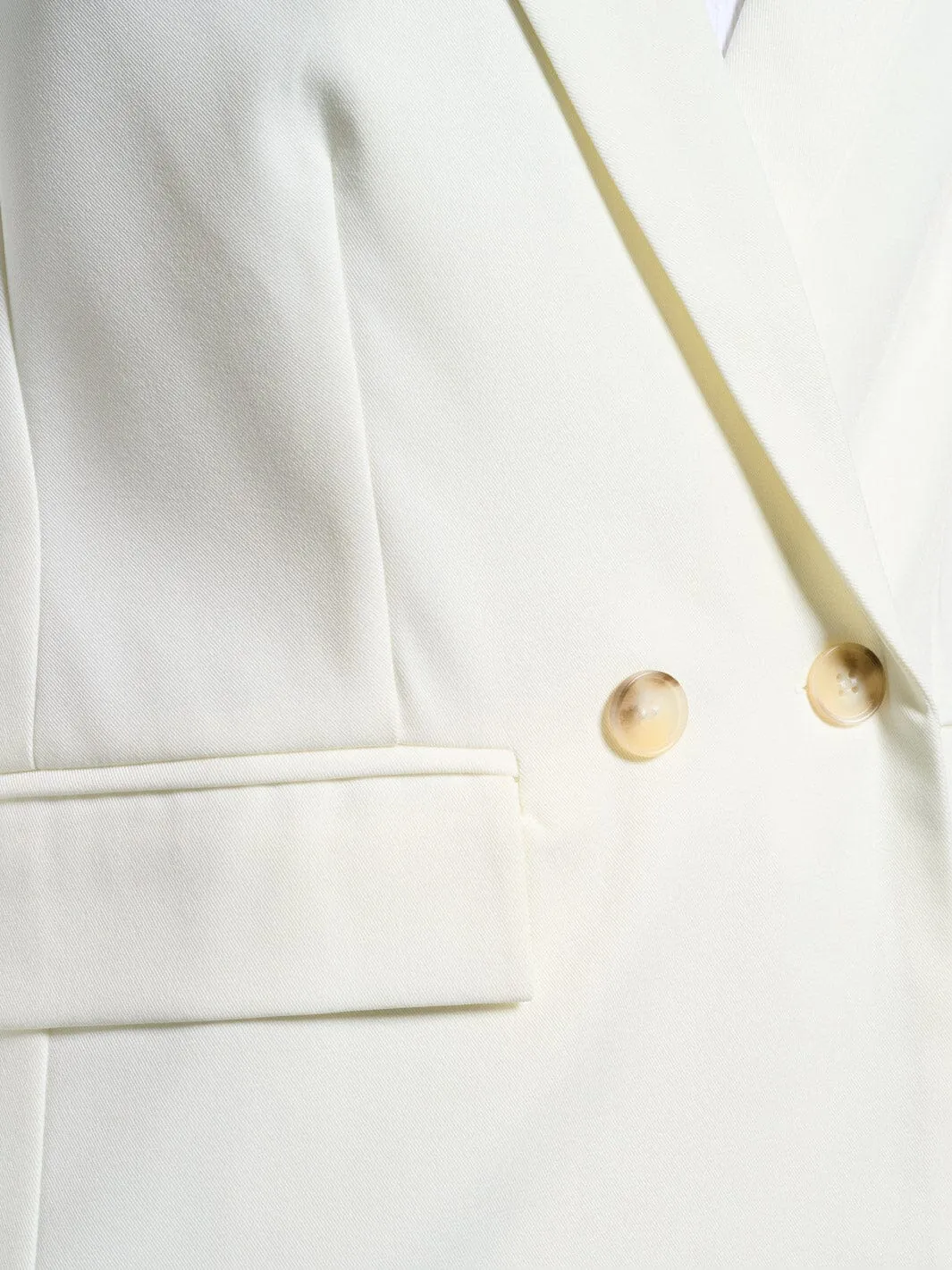 WOMEN'S LONG SLEEVE BUTTON CLOSURE BLAZER